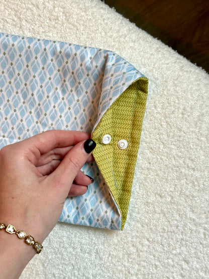 Booksleeve - Blue/Green