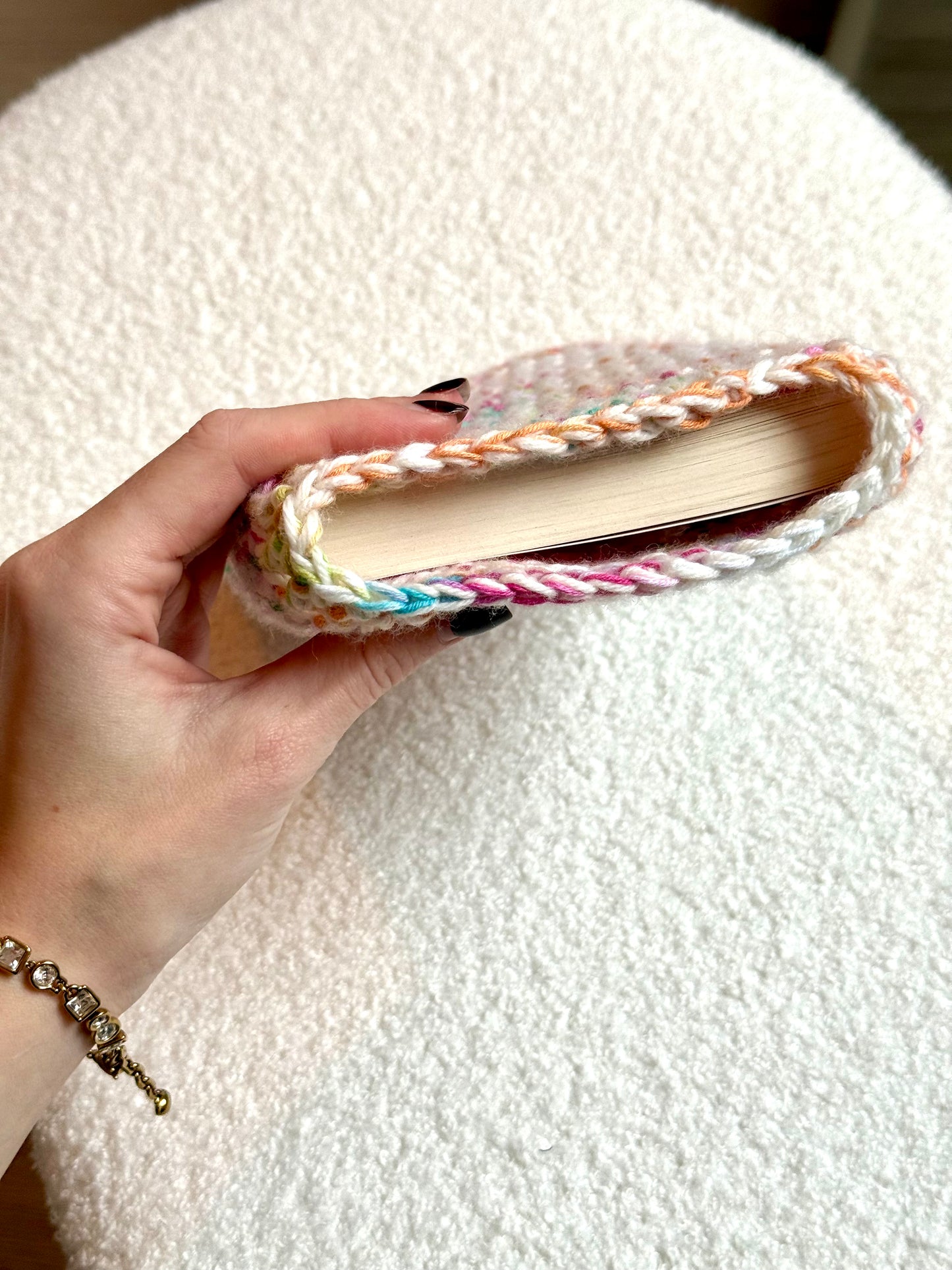 Booksleeve Crochet - Confetti