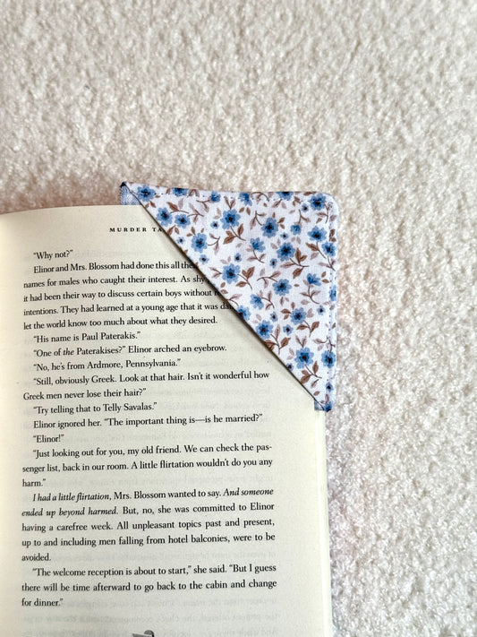 Bookmark - Blue Wildflower